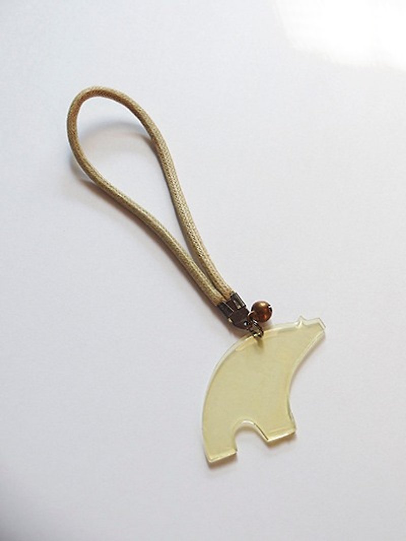 Polar Bear / Charm / Strap / keychain - Keychains - Plastic Green