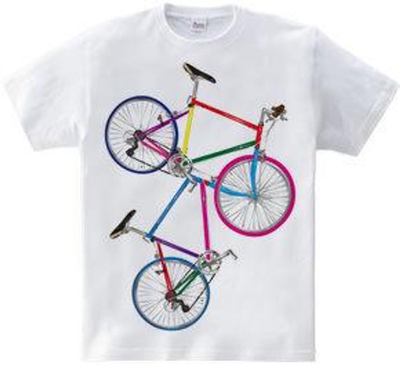 Color bicycle (5.6oz) - Men's T-Shirts & Tops - Other Materials 