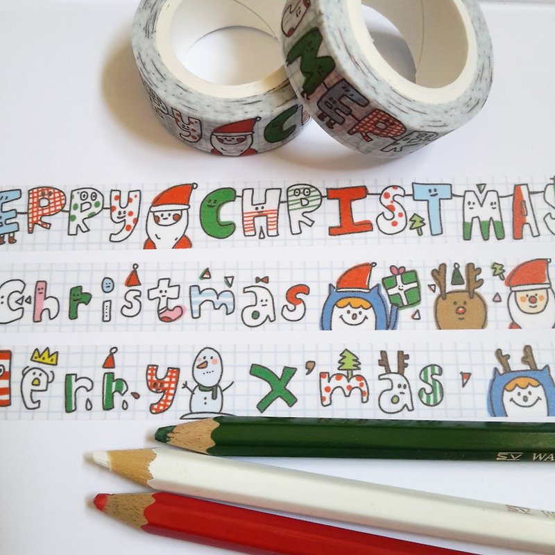 Ning's paper tape - Christmas section # 1 - Washi Tape - Paper 