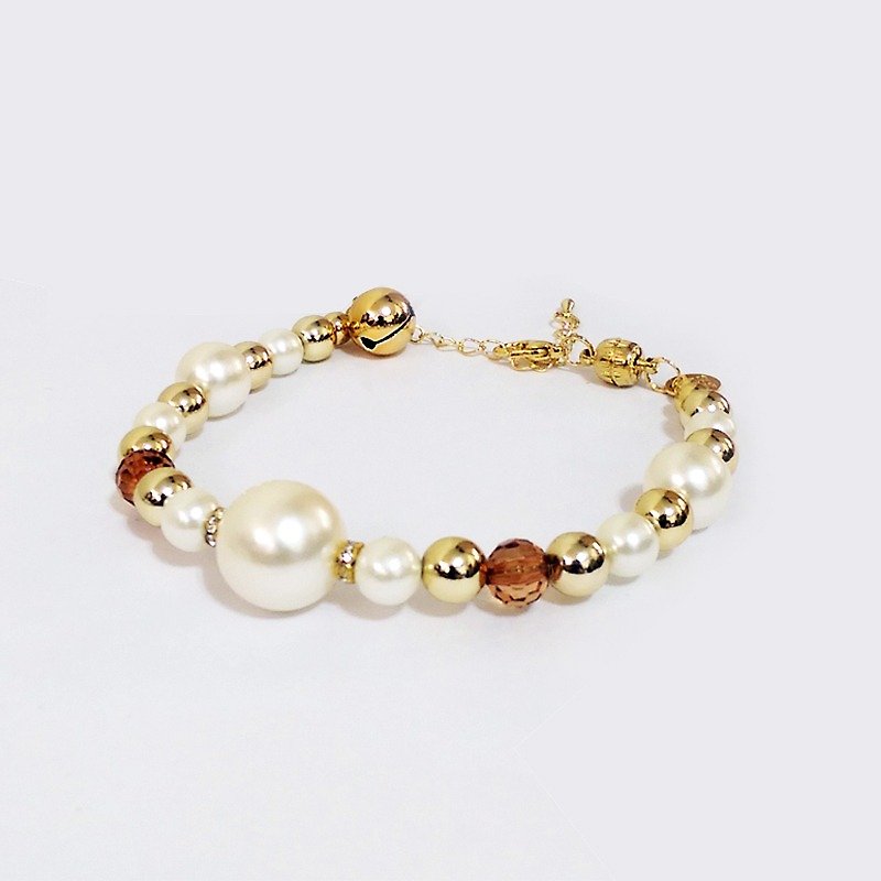 Ella Wang Design 珠寶珍珠項鍊-牙白色 貓咪 項鍊 項圈 - 項圈/牽繩 - 塑膠 白色