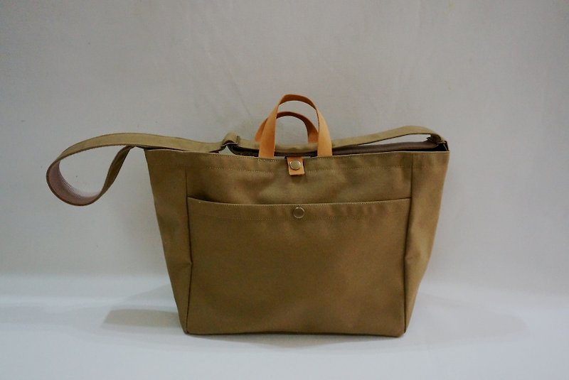 軽量キャンバスバッグ（欠色・オプションカラー） - ショルダーバッグ - その他の素材 