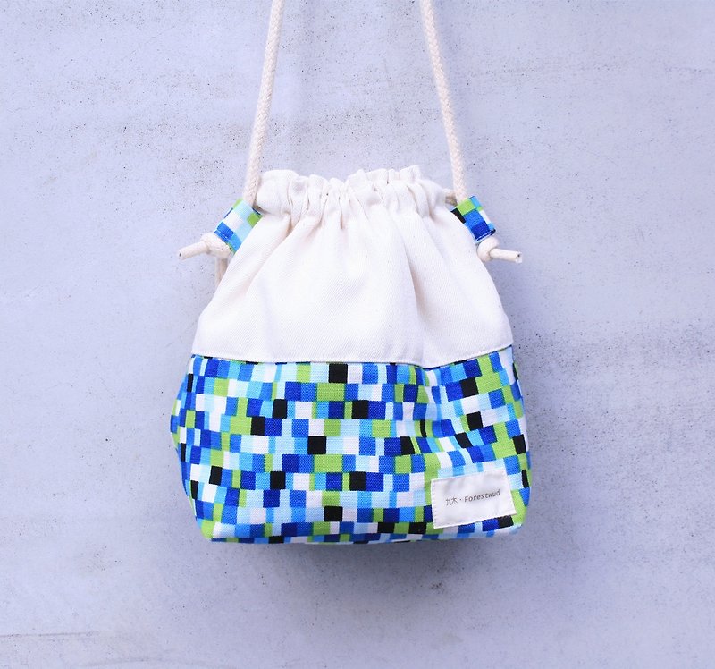 Mosaic Shuitong - Messenger Bags & Sling Bags - Other Materials Blue
