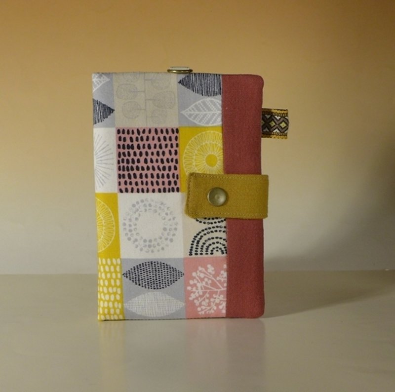 Multifunctional passport holder/long cloth holder*Organic cotton--square lattice* - ที่เก็บพาสปอร์ต - วัสดุอื่นๆ 