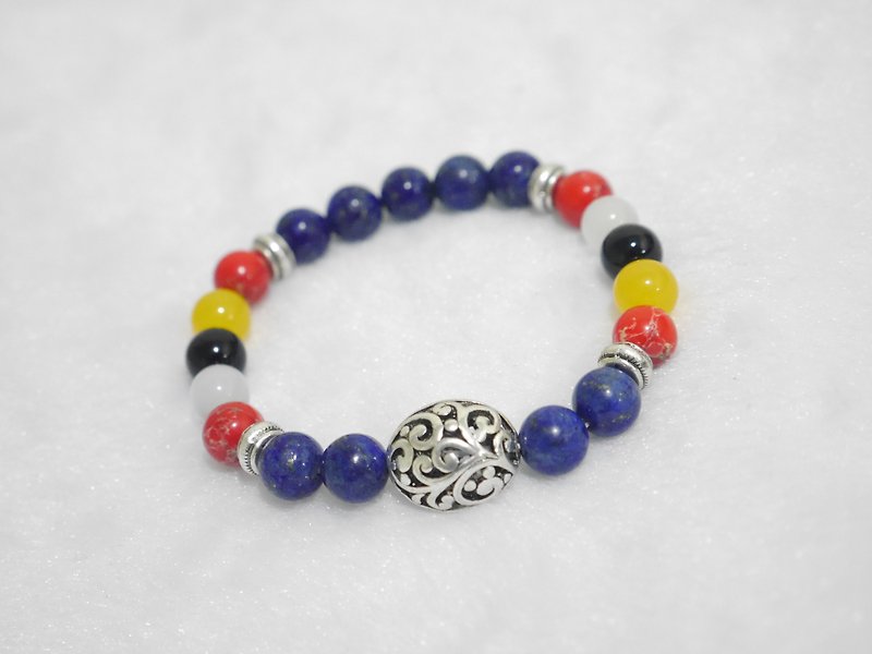 S & amp; A Five lucky color beaded bracelet - Bracelets - Other Materials Multicolor
