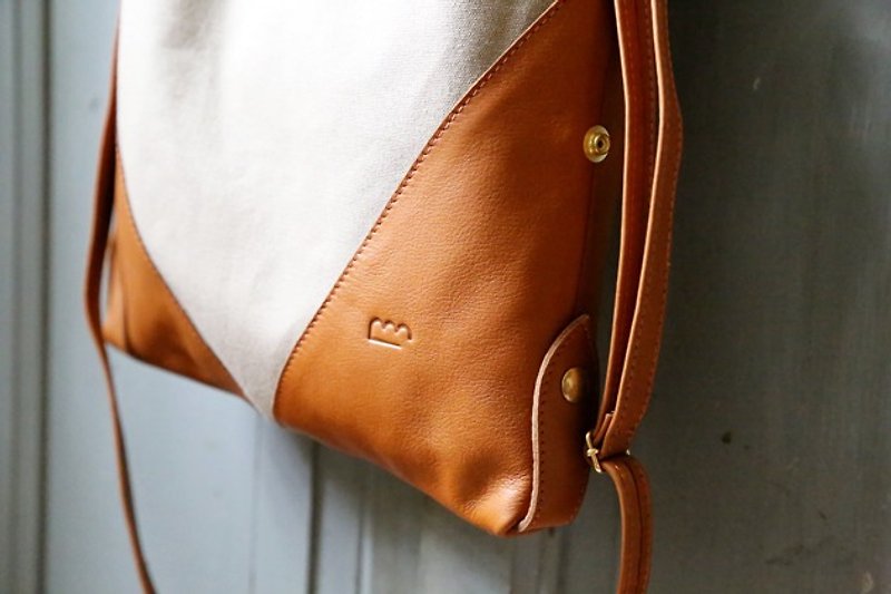 MAMIX C'est moi classic khaki Tote - Messenger Bags & Sling Bags - Genuine Leather Khaki