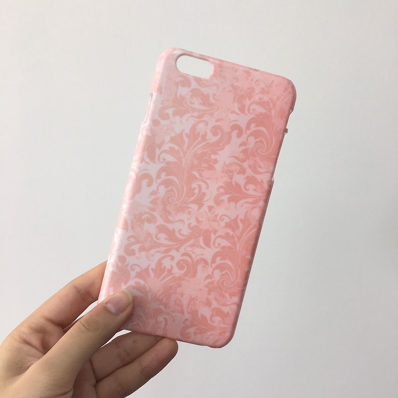 Pink floral 71 3D Full Wrap Phone Case, available for  iPhone 7, iPhone 7 Plus, iPhone 6s, iPhone 6s Plus, iPhone 5/5s, iPhone 5c, iPhone 4/4s, Samsung Galaxy S7, S7 Edge, S6 Edge Plus, S6, S6 Edge, S5 S4 S3  Samsung Galaxy Note 5, Note 4, Note 3,  Note 2 - Other - Plastic 
