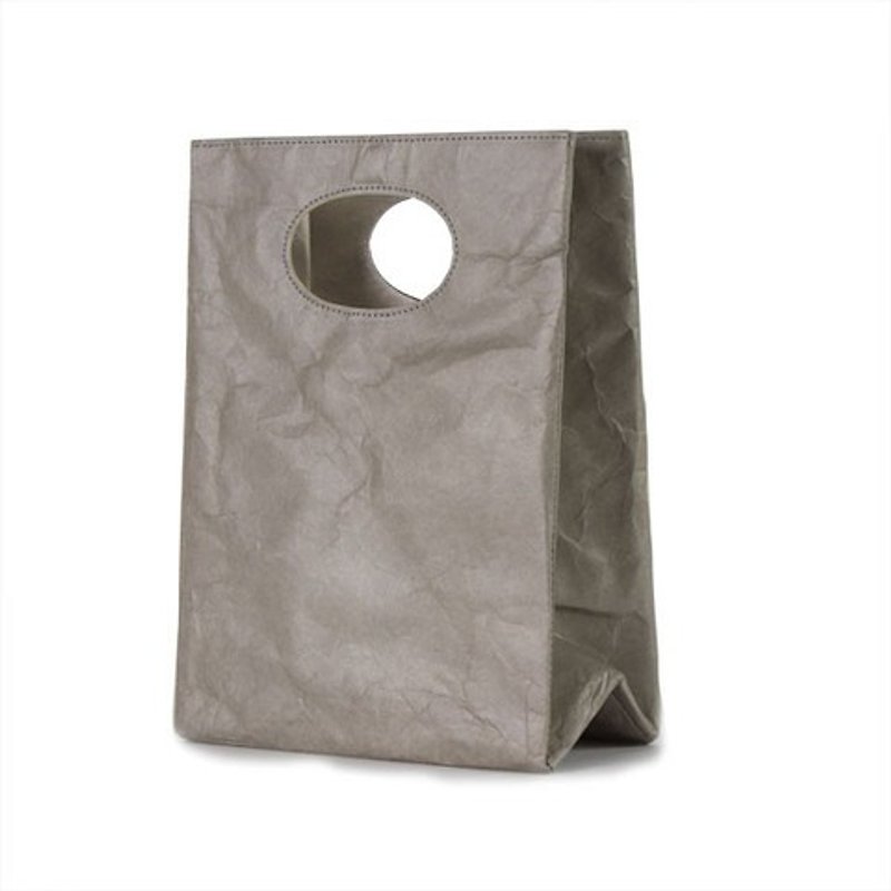 [Tyvek patented paper fiber] Graffiti waterproof dual-purpose bags - silver-gray - อื่นๆ - กระดาษ สีเทา