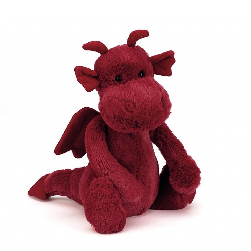 Jellycat Bashful Dragon 26cm - Stuffed Dolls & Figurines - Cotton & Hemp 