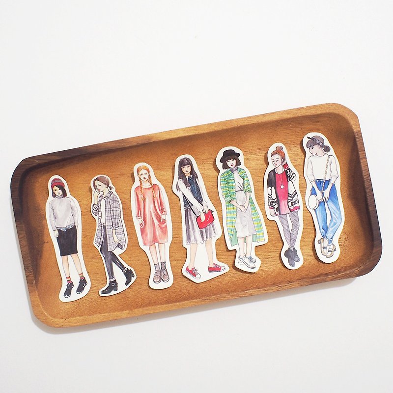 Fei Hyun girl body stickers -7 into group # 01 - Stickers - Paper 
