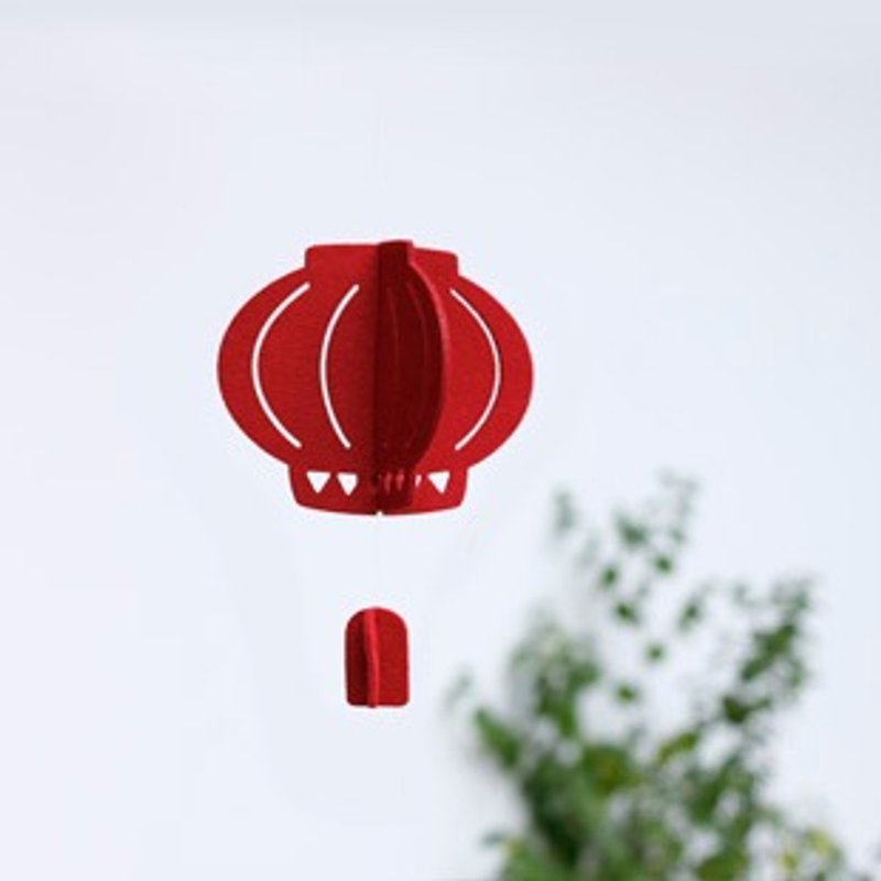 U-PICK original product life perspective ornaments New Year - new home decorative lantern creative accept custom wedding - Items for Display - Wool Red