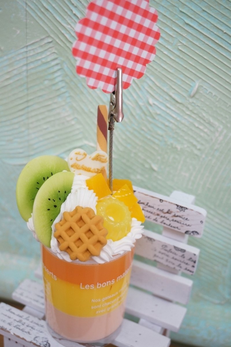 Bei Bei colorful handmade ice cream dessert (colorful orange mango jelly) - Other - Other Materials Red