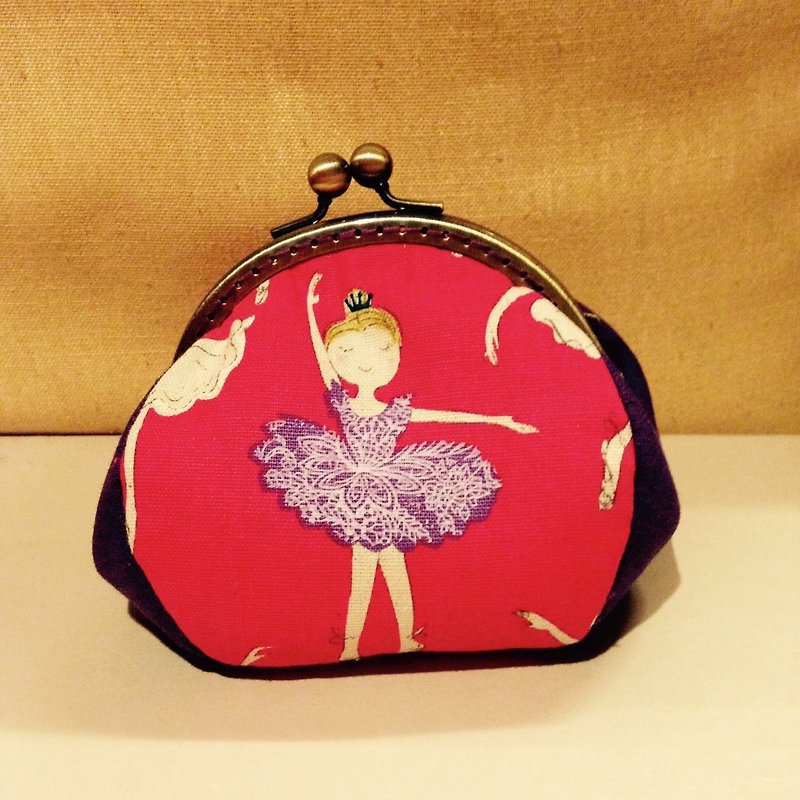 Ballet girl mouth gold purse - Special Edition - Coin Purses - Other Materials Red