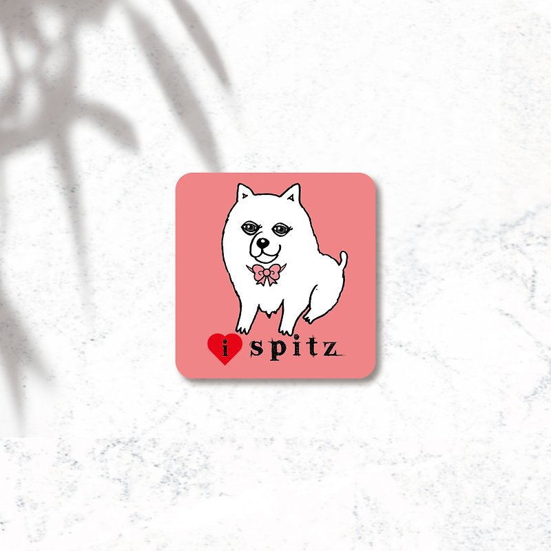 PL Illustration Design-Waterproof Dog Sticker-Fox Dog - Stickers - Paper Multicolor