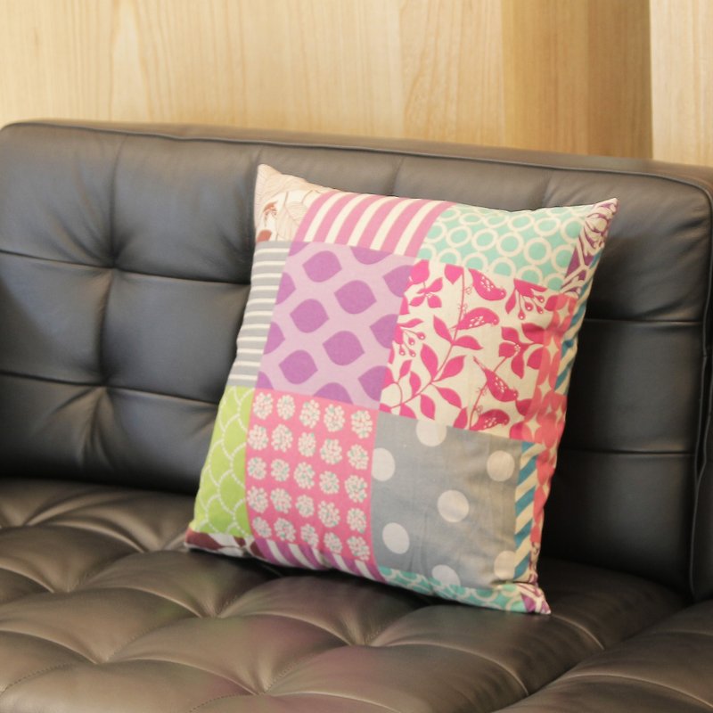 【ズース]日本の高品質の綿日本北欧スタイルの枕カバー（小さなピンクの部分） - 無料の輸送を見抜きます - 枕・クッション - コットン・麻 多色