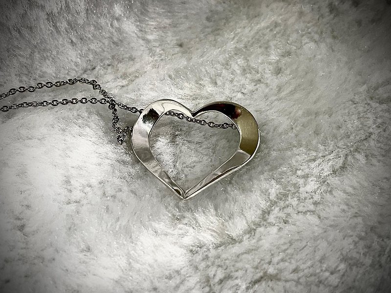 Yunyu~eternity~handmade‧999 Silver pendant necklace - สร้อยคอ - โลหะ ขาว
