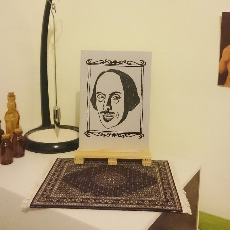 [Mr. Shakespeare's stealing joy] A5 notebook - สมุดบันทึก/สมุดปฏิทิน - กระดาษ สีเทา