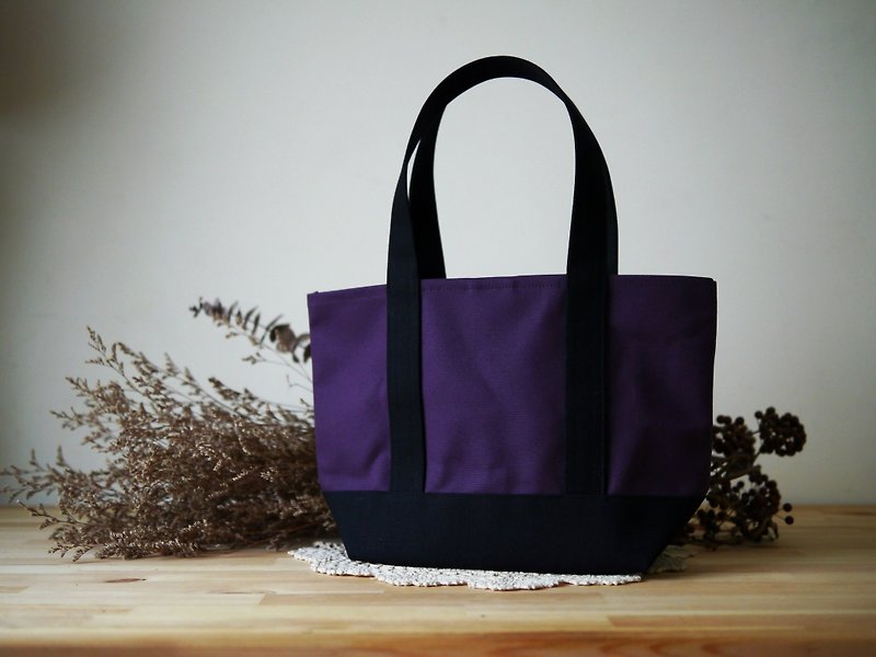 Classic tote bag Msize deep purple x black -deep purple x black- - Messenger Bags & Sling Bags - Other Materials Purple