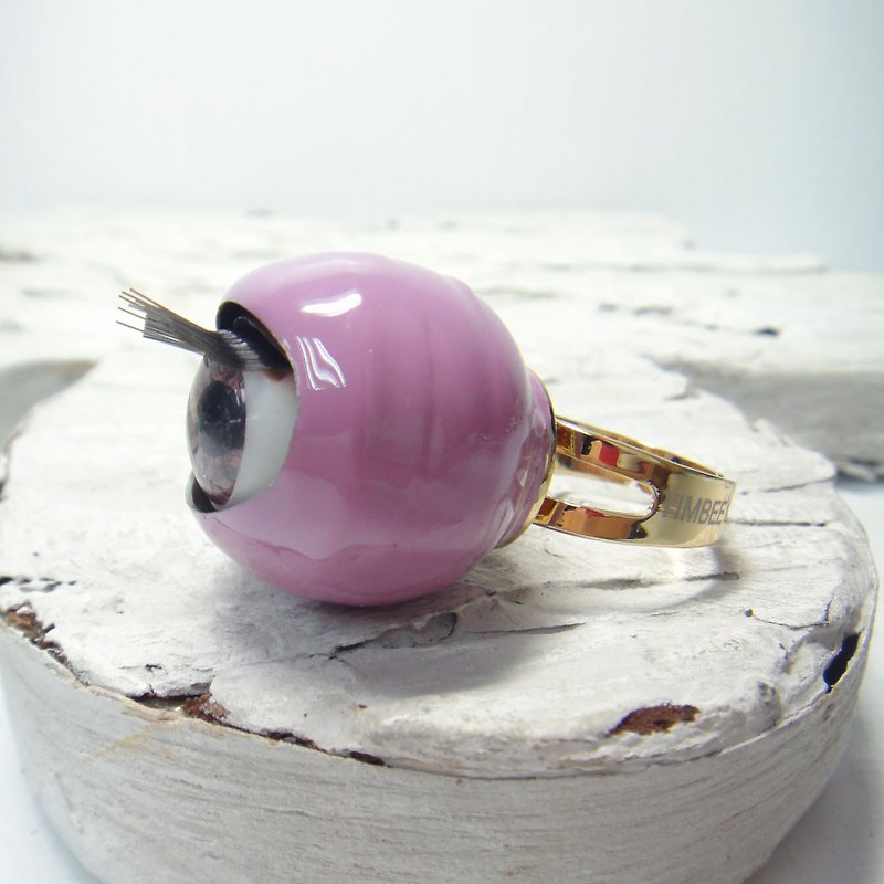 TIMBEE LO 18MM activity eyes ring purple - General Rings - Other Metals Blue