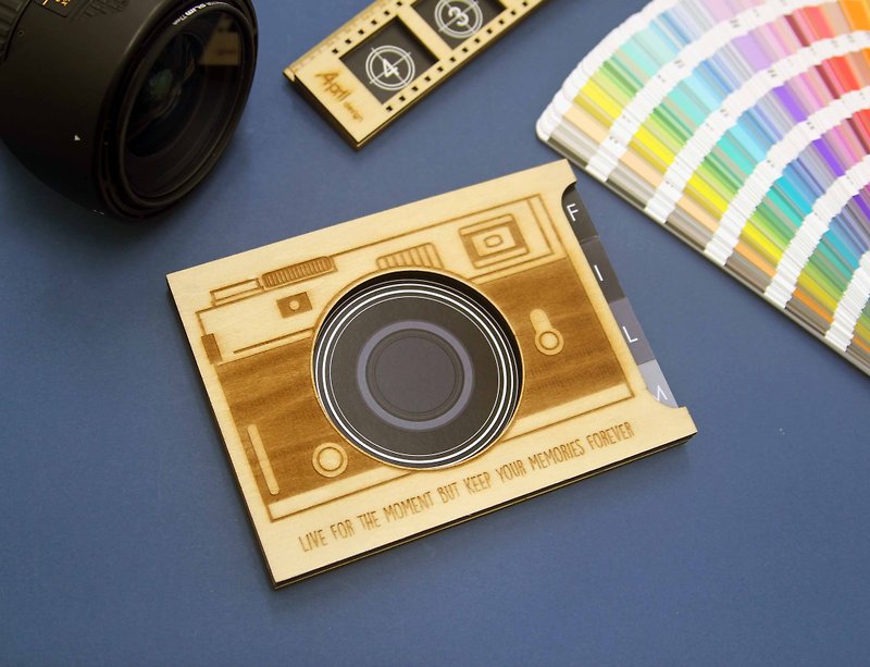 DIY ストーリー 木製カード フォト フレーム – カメラ - カード・はがき - 木製 