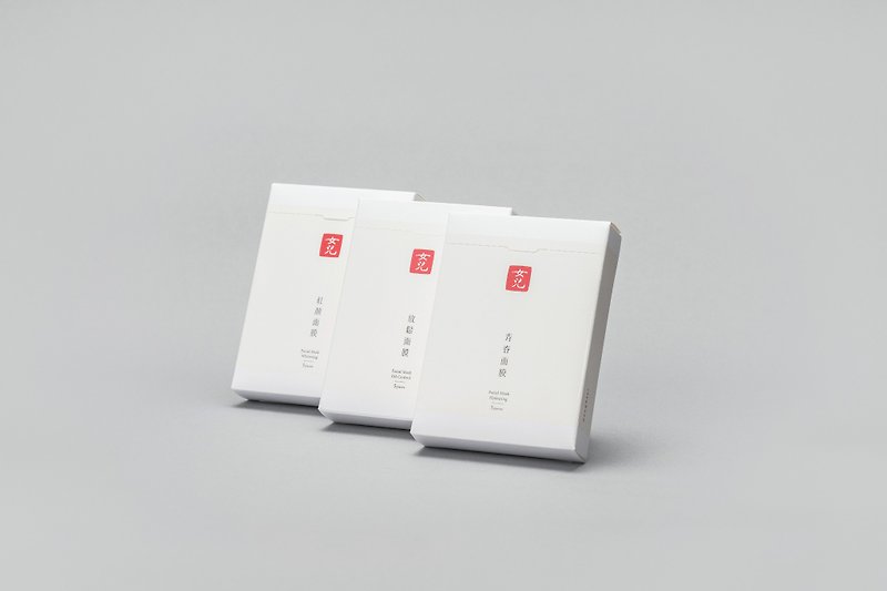 Three-box mask pack l can choose youth / relaxation / red face / composite - ที่มาส์กหน้า - วัสดุอื่นๆ ขาว