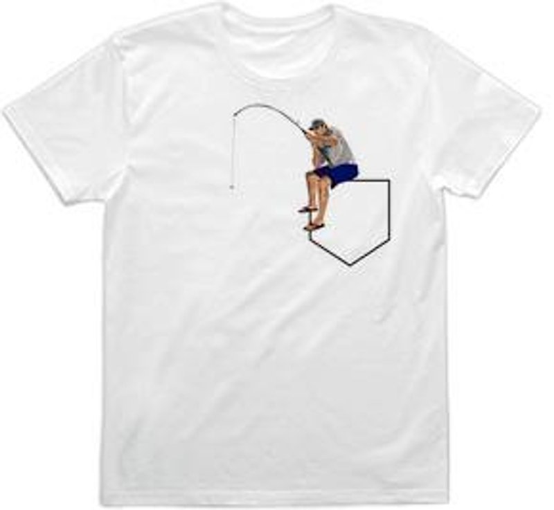 Pocket fishing (4.0oz) - Men's T-Shirts & Tops - Other Materials 