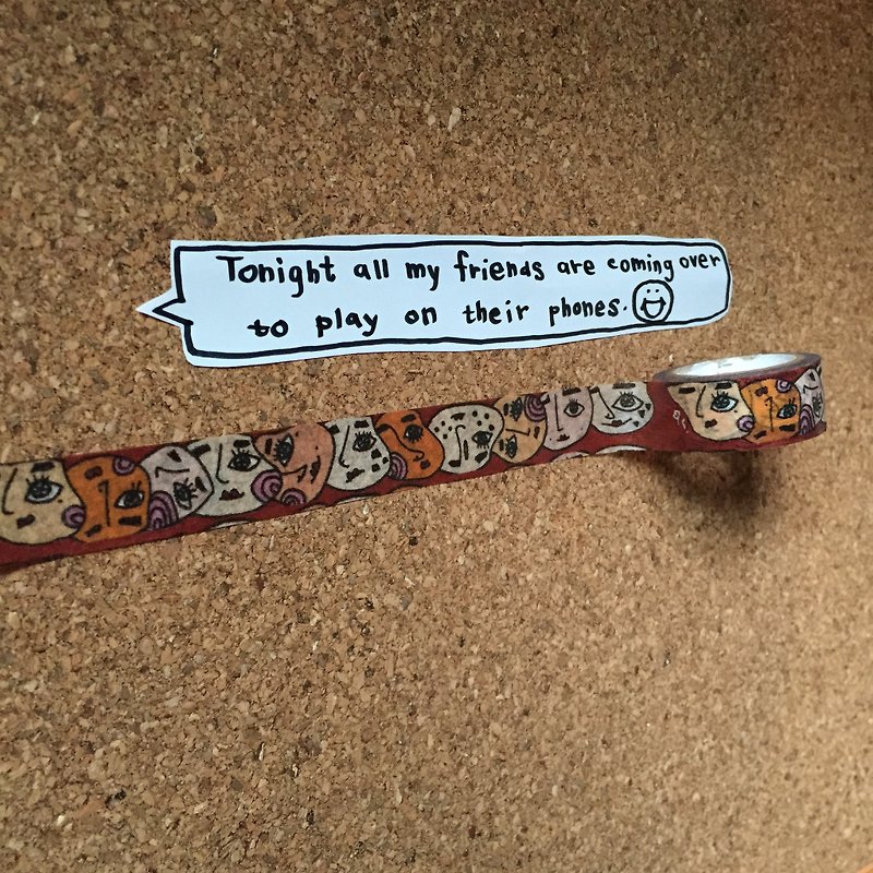 Paper tape // one hundred of my friends - Washi Tape - Paper Red