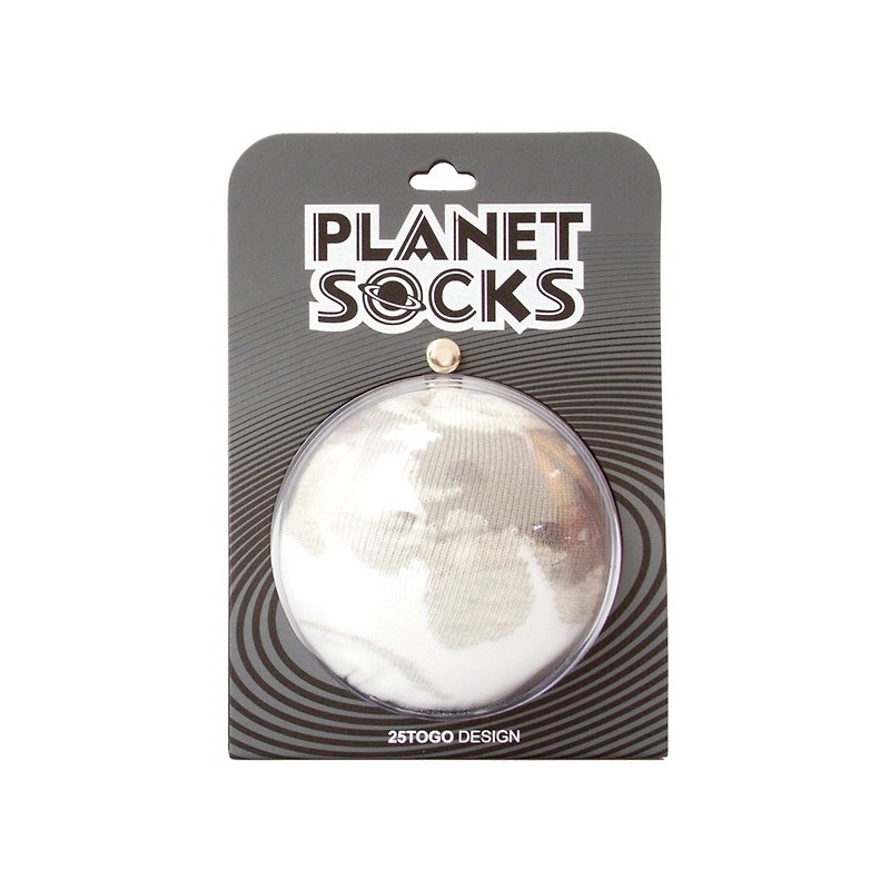 PLANET SOCKS 月球襪 - 襪子 - 棉．麻 灰色