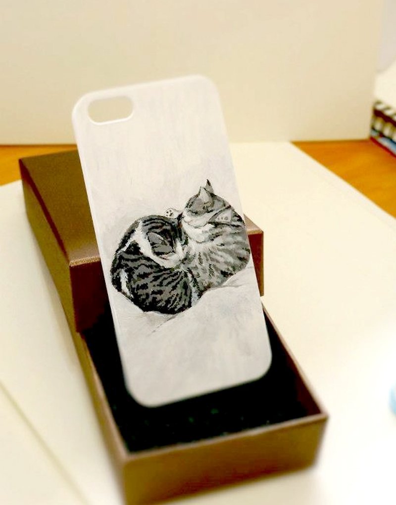 [Custom pet - hand-painted series] iPhone SE & 6S & 7 phone shell - Phone Cases - Plastic Multicolor
