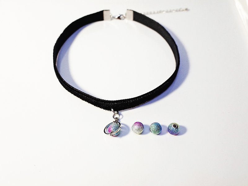 Black Choker , Necklace (4 colors) - Necklaces - Paper Black