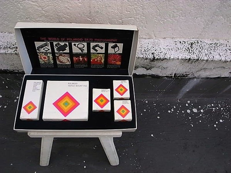 拍立得Polaroid sx-70 原廠配件組 另贈一拋棄式閃光 - 相機/拍立得/底片相機 - 其他材質 多色
