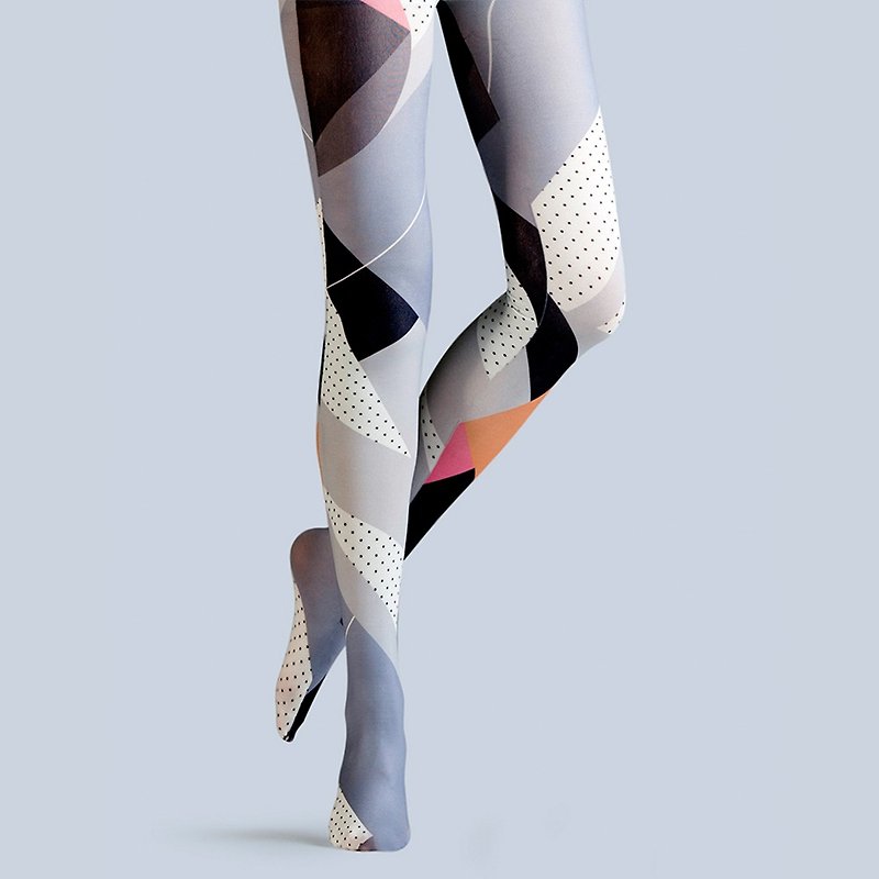 Viken plan designer brand pantyhose cotton socks creative stockings pattern stockings - ถุงน่อง - ผ้าฝ้าย/ผ้าลินิน 
