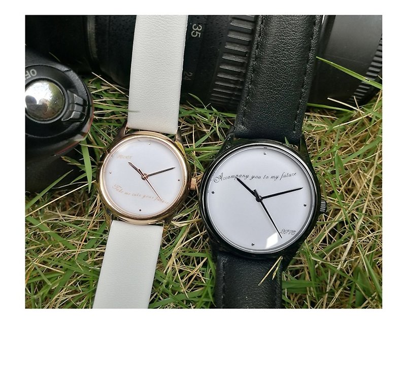 情侶定製手錶(對裝) - 客製化 - 全球免運費 - 對錶/情侶錶 - 不鏽鋼 多色