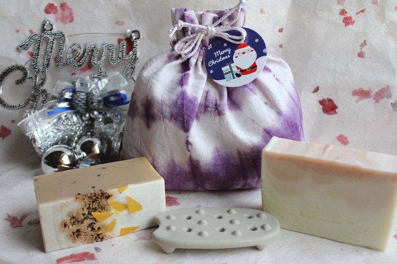 "Natural tasty" White Christmas gift pouch - Earth's favorite Christmas gift exchange - Fragrances - Plants & Flowers White