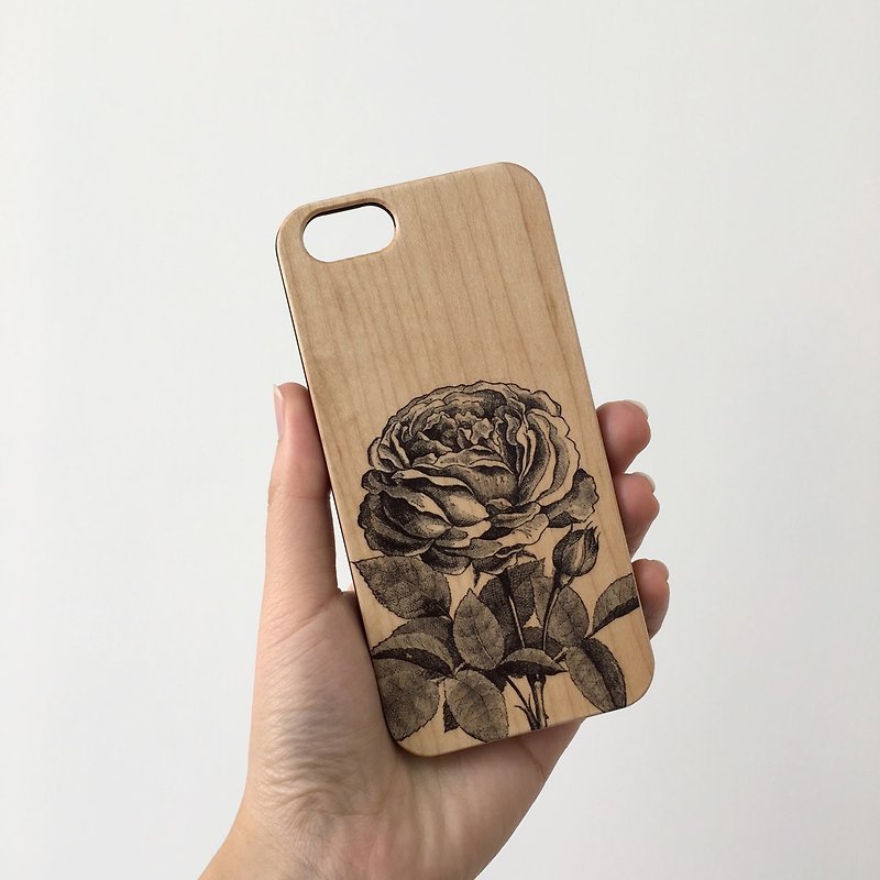 Rose Real Wood iPhone Case for iPhone 6/6S, iPhone 6/6S Plus - อื่นๆ - ไม้ 