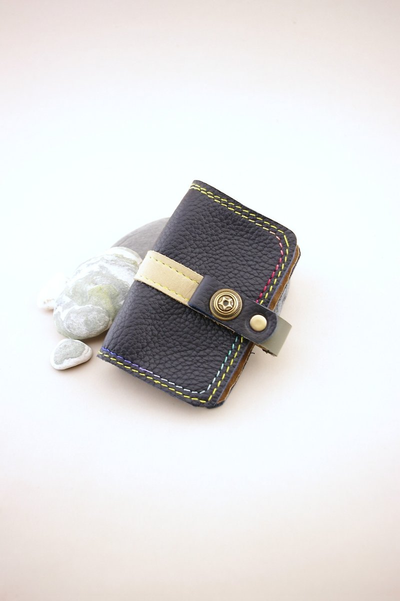 ❥. Valley feel making --20 into - Credit Card / Card Holder / clip child - ID & Badge Holders - Genuine Leather Multicolor