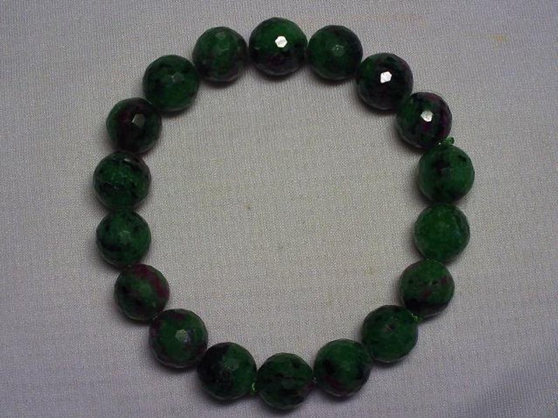 Red and green treasure bracelet - Bracelets - Gemstone 