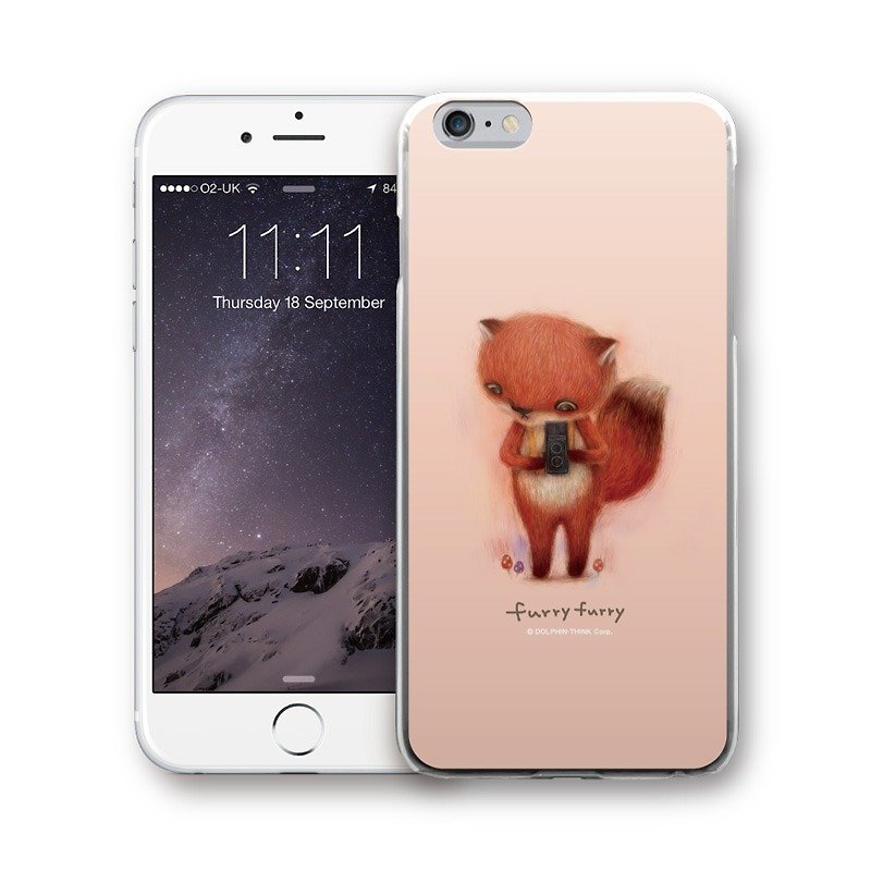 PIXOSTYLE iPhone 6 / 6S original design protective case - FURRYFURRY PSIP6S-316 - เคส/ซองมือถือ - พลาสติก สึชมพู