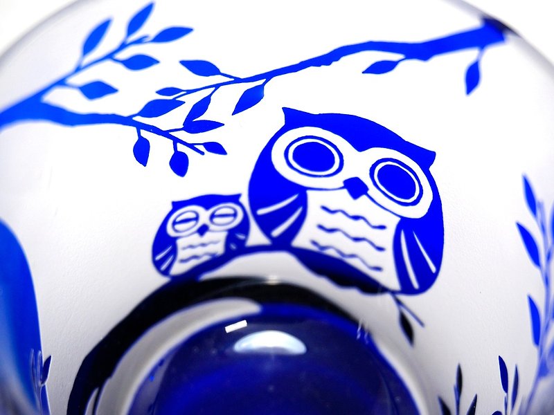 福来郎グラス【宵鳴】 - 茶具/茶杯 - 玻璃 藍色