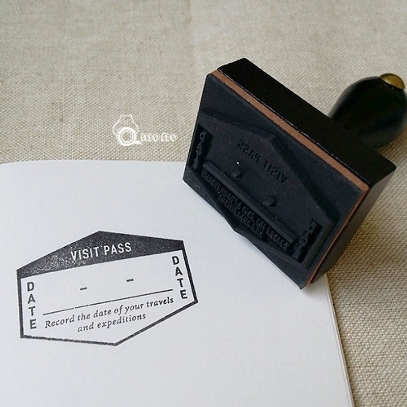 Marks TRAVELIFE 旅行原木印章【Date (TRL-STM1-A)】 - Stamps & Stamp Pads - Paper Black