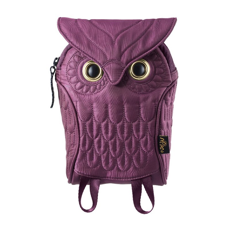 Morn Creations genuine owl purses (M) - Purple (OW-304-PP) - อื่นๆ - วัสดุอื่นๆ สีม่วง