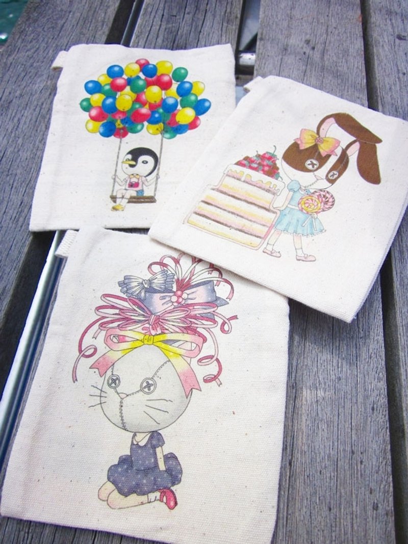 My Daydream Workshop pouch, coin pocket zipper pouch debris storage bags - กระเป๋าเครื่องสำอาง - วัสดุอื่นๆ หลากหลายสี