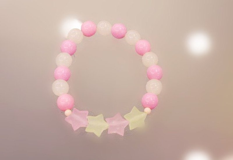 Girls Star - Bracelets - Other Materials Pink
