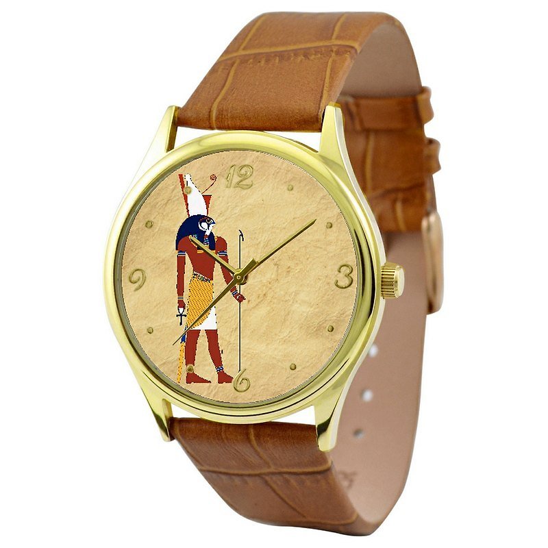 エジプトの神の腕時計（ホルス1） - その他 - 金属 ゴールド