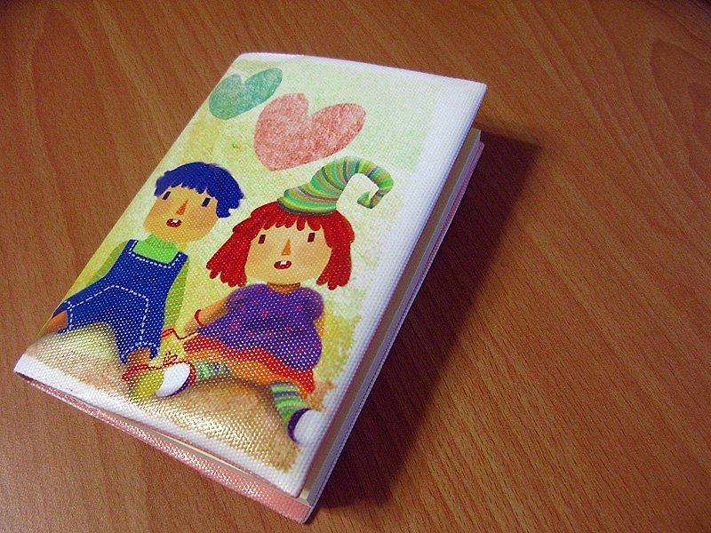 hand in hand Let's hold hands-A6 book jacket + blank notebook with good feel - Notebooks & Journals - Waterproof Material 