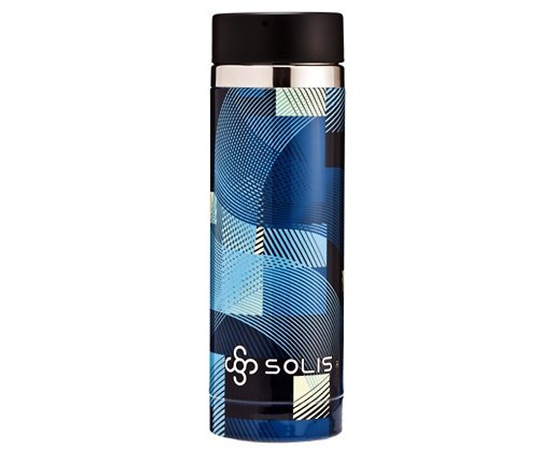 SOLIS [サーカスシリーズ]ステンレス鋼の真空フラスコ（青演奏） - 保温・保冷ボトル - 金属 ブルー