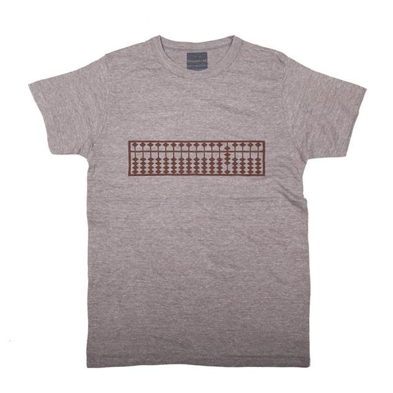 算盤 そろばん おもしろ デザインTシャツ　ユニセックスXS〜XLサイズ　Tcollector - T 恤 - 棉．麻 