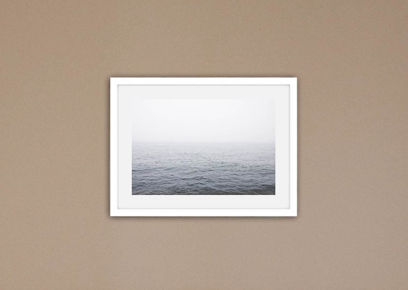 写真海（箱なし/値上げ箱なし） - ポスター・絵 - 紙 ブルー