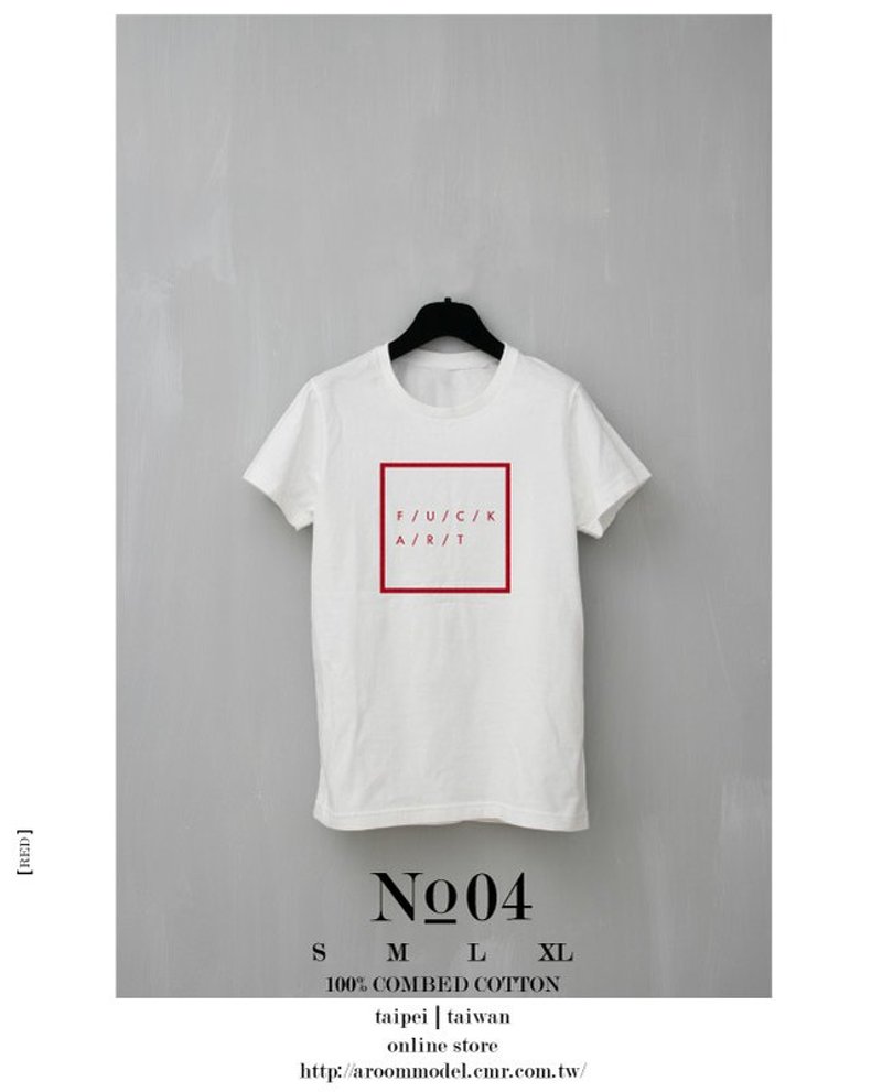 A ROOM MODEL - │ T-SHIRT COLLECTION │ NO.4 FUCK ART - Women's T-Shirts - Other Materials 