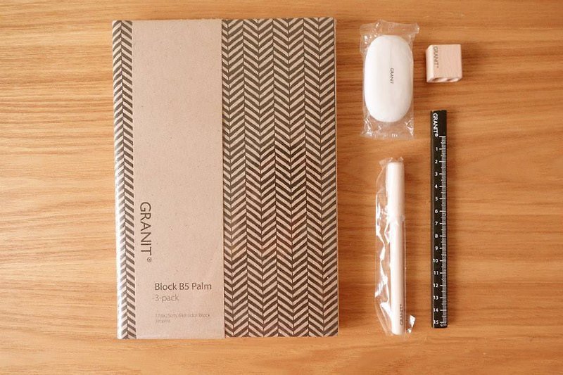 瑞典Granit 獨立工作文具組 - Notebooks & Journals - Wood Gray