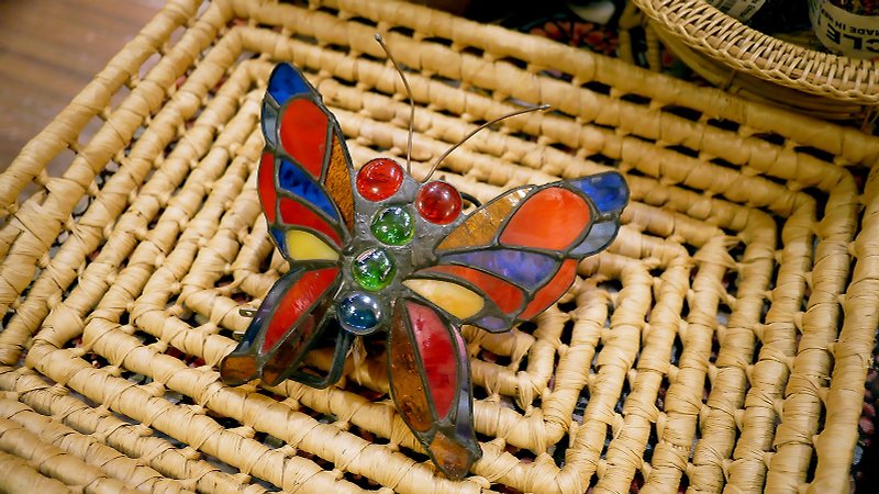 ✾ colorful butterfly acrylic shade ✾ - ของวางตกแต่ง - อะคริลิค หลากหลายสี